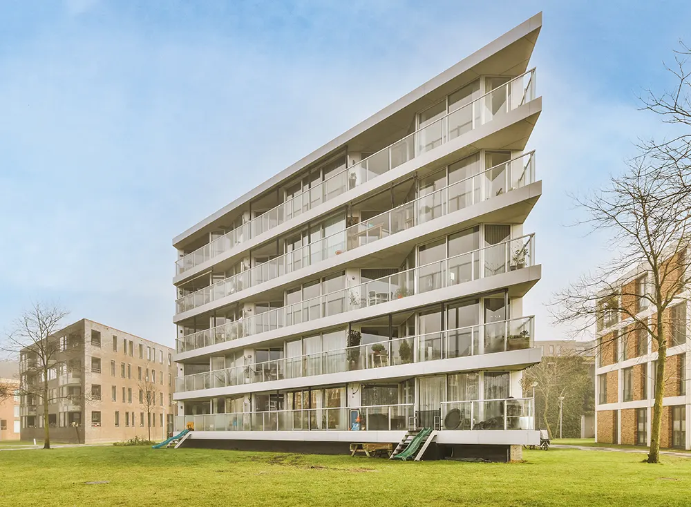Architectuur 3D renderering voor een project in Almere